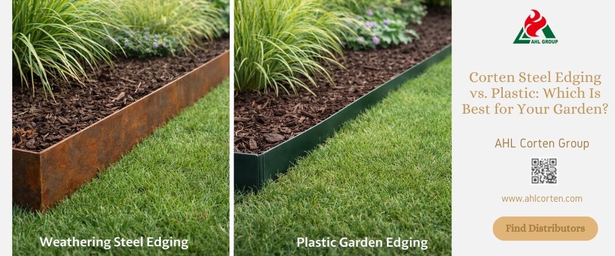 Corten Steel Edging vs Plastic: Which Is Best for Your Garden?